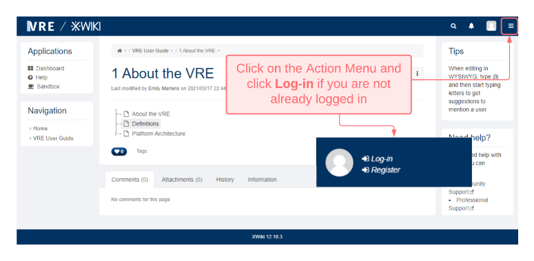 XWiki Project Setup Guide - XWiki Login.png