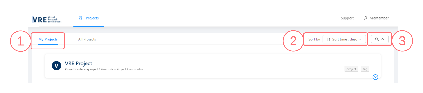 VRE UI Diagrams for User Manual - Landing Page.png