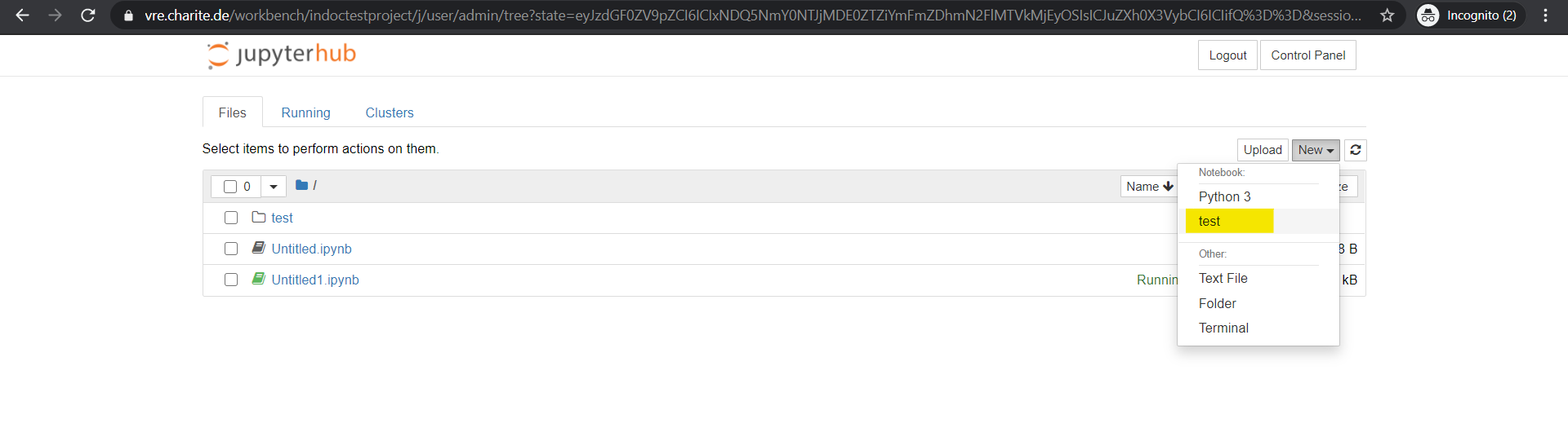 created python virtual env and register a kernel.PNG