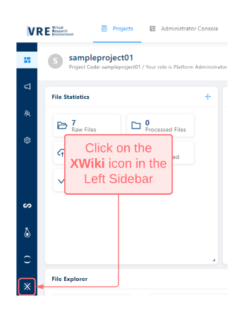 XWiki Project Setup Guide - XWiki Sidebar.png