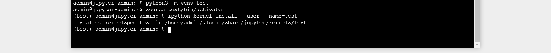 create python virtual env and register a kernel.PNG